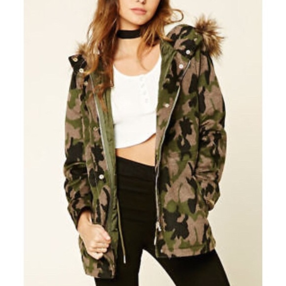 Camo winter jacket